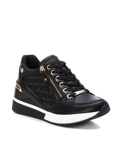 LV^C fB[X V[Y Xj[J[ Women's Wedge Sneakers By XTI Black ubN