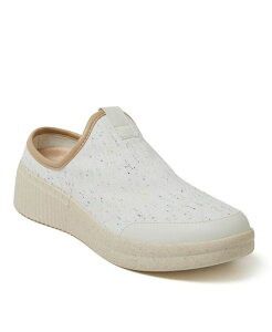 fBAtH[Y fB[X V[Y T_ Xj[J[ Dearfoams Women's Lila Mule Slip-On Sneaker Cream N[