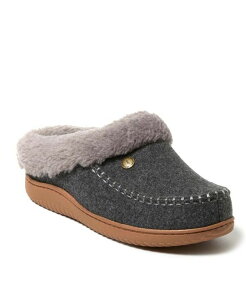 �f�B�A�t�H�[���Y ���f�B�[�X �V���[�Y �T���_�� Dearfoams Women's Atley Energy Return Clog Slipper Dark heather grey �O���[