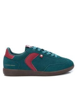 LV^C fB[X V[Y Xj[J[ XG[h XTI Women's Casual Suede Sneakers By Green O[