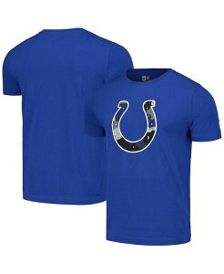 j[G Y gbvX TVc S New Era Men's Royal Indianapolis Colts Camo Logo T-Shirt Royal