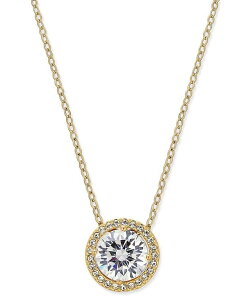GIbg _m fB[X ANZT[ lbNXE`[J[Ey_ggbv [X Eliot Danori Silver-Tone Crystal Pendant Necklace Gold S[h