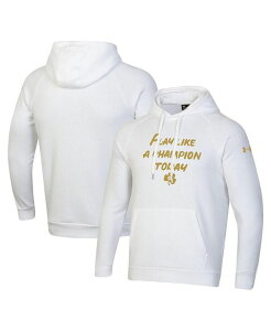 A_[A[}[ Y AE^[ p[J[EXEFbg t[h White Under Armour Men's White Notre Dame Fighting Irish Interlocking ND Gold Rush Rival Ra...