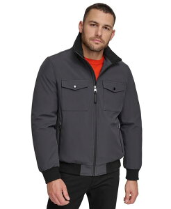 JoNC Y AE^[ WPbgEu] WPbg Calvin Klein Men's Flex Tech Water-Resistant Bomber Jacket Iron