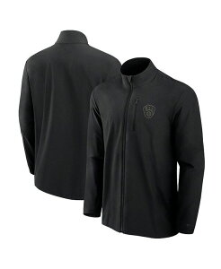 �t�@�i�e�B�N�X �����Y �A�E�^�[ �W���P�b�g�E�u���]�� �W���P�b�g Fanatics Men's Black Milwaukee Brewers Front Office Woven Full-Zip Jacket Black �u���b�N