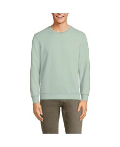 �����Y�G���h �����Y �A�E�^�[ �p�[�J�[�E�X�E�F�b�g �X�E�F�b�g �V���c Lands' End Men's Long Sleeve Serious Sweats Crew Sweatshirt Washed sage �Z�[�W
