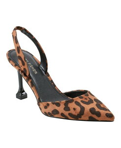 �}�[�N�t�B�b�V���[ ���f�B�[�X �V���[�Y �p���v�X Marc Fisher Women's Hadya Pointy Toe Stiletto Dress Pumps Leopard Textile �A�j�}��