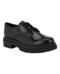 �J���o���N���C�� ���f�B�[�X �V���[�Y �p���v�X ���[�t�@�[ Calvin Klein Women's Graysil Almond Toe Casual Loafers Black �u���b�N