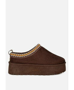 hO fB[X V[Y pvX vbgtH[ hJ London Rag Jesters Embroidered Platform Classic Slip-On Brown uE