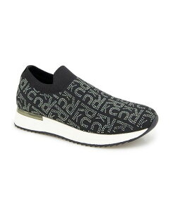 �P�l�X�R�[�� ���f�B�[�X �{�g���X �J�W���A���p���c �X�j�[�J�[ Kenneth Cole Reaction Women's Cameron Jewel Jogger Almond Toe Sneakers Black Logo �u���b�N