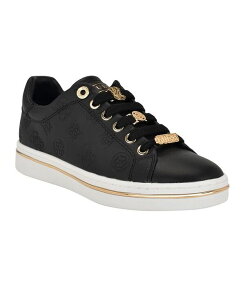 QX fB[X V[Y Xj[J[ [X GUESS Women's Stasey Lace Up Sneakers Black ubN