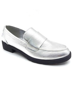yz PlXR[ fB[X pvX V[Y Women's Fern Slip On Loafers Silver