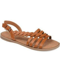 �W�����l �R���N�V���� ���f�B�[�X �V���[�Y �T���_�� Journee Collection Women's Solay Sandals Tan �^��