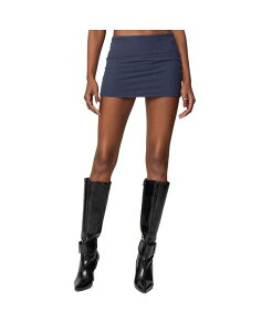 �A�f�B�N�e�b�h ���f�B�[�X �{�g���X �X�J�[�g �~�j ���b�V�� Edikted Women's Vivi Mesh Mini Skirt Blue �u���[