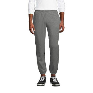 �����Y�G���h �����Y �{�g���X �J�W���A���p���c �p���c �X�E�F�b�g�p���c Lands' End Men's Serious Sweats High Pile Lined Sweatpants Pewter heather �w�U�[