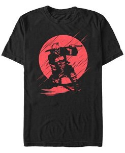 �t�B�t�X�T�� �����Y �g�b�v�X T�V���c Fifth Sun Mens Silhouette Deadpool Short Sleeve T-Shirt Black �u���b�N