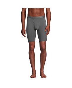 YGh Y A_[EFA {NT[pc Lands' End Men's Longer Flex Performance Boxer Brief 3 pack Warm graphite Ot@Cg