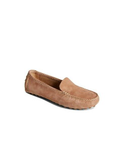 【送料無料】 スペリー レディース パンプス シューズ Women's Port Driver Round Toe Flats Tumbled Medium Beige