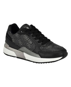 QX fB[X V[Y Xj[J[ [X S GUESS Women's Moxea Quattro G Logo Lace Up Sneakers Black Logo ubN