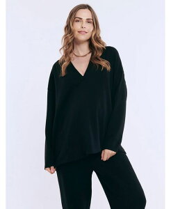 �}�U�[�t�b�h�}�^�j�e�B�[ ���f�B�[�X �A�E�^�[ �p�[�J�[�E�X�E�F�b�g V�l�b�N �p�[�J�[ Motherhood Maternity Maternity V-Neck Pullover Nursing Hoodie - Motherhood Black �u���b�N