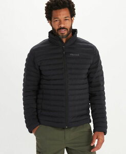 }[bg Y AE^[ WPbgEu] WPbg Marmot Men's Echo Featherless Jacket Black ubN