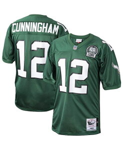 �~�b�`�F��&�l�X �����Y �g�b�v�X �V���c �W���[�W�[ Mitchell & Ness Men's Randall Cunningham Kelly Green Philadelphia Eagles 1992 Authentic Throwback Retired Player Jersey Green �O���[��