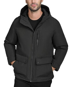 �R�[���n�[�� �����Y �A�E�^�[ �W���P�b�g�E�u���]�� �_�E�� �W���P�b�g Cole Haan Men's Hooded Down Jacket Black �u���b�N