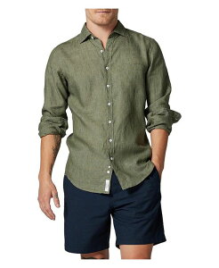 ���b�h�A���h�O�� �����Y �g�b�v�X �V���c Rodd & Gunn Coromandel Sports Fit Shirt Kelp green �O���[��