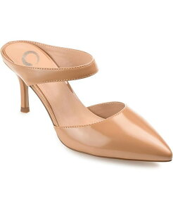 �W�����l �R���N�V���� ���f�B�[�X �V���[�Y �p���v�X �q�[�� Journee Collection Women's Maevali Pointed Toe Heels Tan Patent �^��