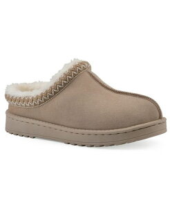 �z���C�g�}�E���e�� ���f�B�[�X �V���[�Y �T���_�� ���U�[ White Mountain Women's Iceberg Leather Clog Slippers Sandal Wood Suede