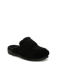 oCIjbN fB[X V[Y T_ Vionic Womens Gemma II Mule Slippers Black fabric ubN