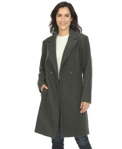 �z���C�g�}�[�N ���f�B�[�X �A�E�^�[ �R�[�g White Mark Women's Classic Walker Coat Charcoal �`���R�[��