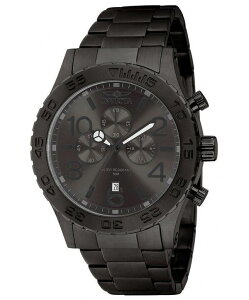 CrN^ Y ANZT[ rv Invicta Men's 1272 Specialty Quartz Chronograph Gunmetal Dial Watch Black ubN