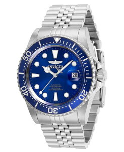 CrN^ Y ANZT[ rv Invicta Men's 30092 Pro Diver Automatic 3 Hand Blue Dial Watch Silver Vo[