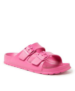 �f�B�A�t�H�[���Y ���f�B�[�X �V���[�Y �T���_�� Dearfoams EcoCozy Women's Sustainable Double Buckle Sandal Paradise pink �s���N