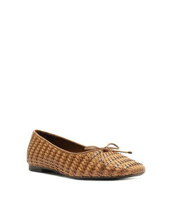 yz Vbc fB[X pvX V[Y Women's Arissa Straw Slip On Flats Brown