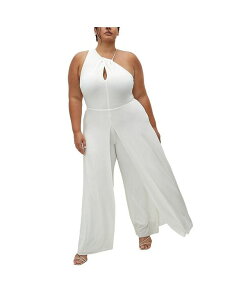 yz VeB[VbN fB[X WvX[c gbvX Plus Size Karlee Jumpsuit Ivory