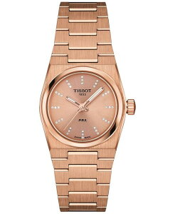 eB\bg fB[X ANZT[ rv TVc Tissot Women's Swiss PRX Diamond (1/20 ct. t.w.) Rose Gold-Tone Stainless Steel Bracelet Watch 25mm No Color S[h