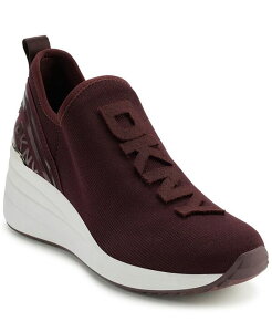 _i L j[[N fB[X V[Y Xj[J[ DKNY Women's Keeva Wedge Sneakers Wine C