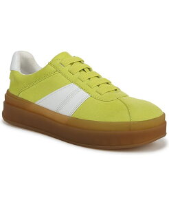 tRTg fB[X V[Y Xj[J[ vbgtH[ [X Franco Sarto Women's Vinto Lace Up Platform Sneakers Lime Green Fabric C