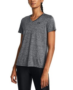 A_[A[}[ fB[X gbvX Vc VlbN  Under Armour Women's Twist Tech V-Neck Short-Sleeve Top Castle