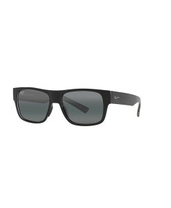 yz }ECW Y TOXEACEFA ANZT[ Unisex Polarized Sunglasses Keahi Black Shiny