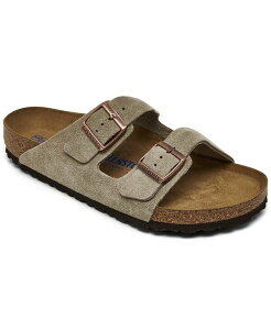 rPVgbN Y V[Y T_ XG[h U[ Birkenstock Men's Arizona Suede Leather Soft Footbed Casual Sandals from Finish Line Taupe g[v