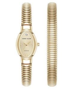 ANC fB[X ANZT[ rv Anne Klein Women's Quartz Contemporary Gold-Tone Alloy Bracelet Watch 20mm Gold-Tone S[h