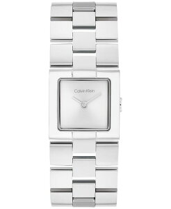 �J���o���N���C�� ���f�B�[�X �A�N�Z�T���[ �r���v T�V���c Calvin Klein Women's CK Meridian Silver Tone Stainless Steel Bracelet Watch 22mm Silver �V���o�[