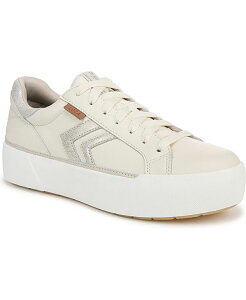 hN^[EV[ fB[X V[Y Xj[J[ vbgtH[ [X Dr. Scholl's Women's Young And Free Lace Up Platform Sneakers Off White Leather ItzCg