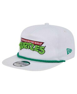 �j���[�G�� �����Y �A�N�Z�T���[ �X�q T�V���c New Era Men's White Teenage Mutant Ninja Turtles Golfer Adjustable Hat White �z���C�g