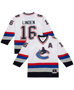 【送料無料】 ミッチェル&ネス メンズ シャツ トップス Men's Trevor Linden White Vancouver Canucks 2003-04 Power Play Jersey White