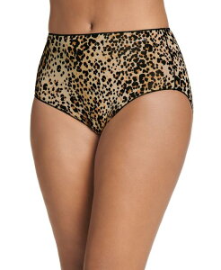�W���b�L�[ ���f�B�[�X �A���_�[�E�F�A �p���c Jockey No Panty Line Promise Hip Brief Underwear 1372 Extended Sizes Iconic Cheetah