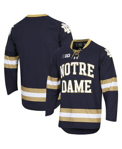 A_[A[}[ Y gbvX Vc W[W[ Under Armour Men's Notre Dame Fighting Irish UA Replica Hockey Jersey Navy lCr[